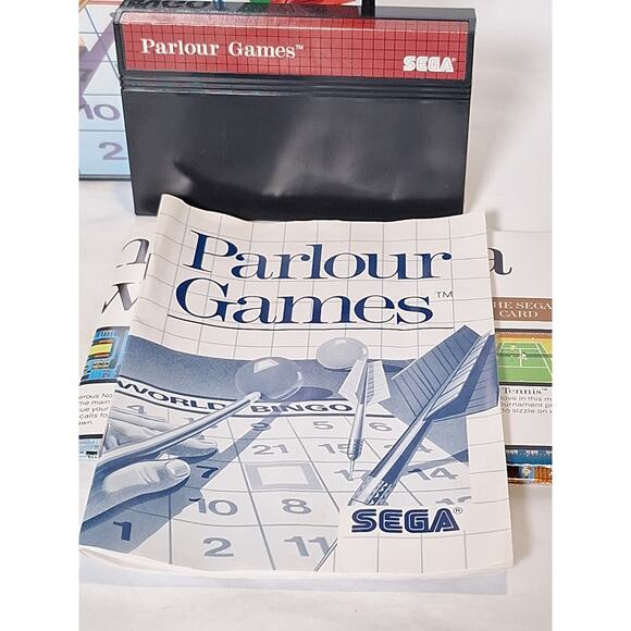 Parlour Games Sega Master System Video Game CIB Near Mint Mega Cartridge - Picture 4 of 6